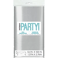 silver foil table cover 4.5ft x 9ft