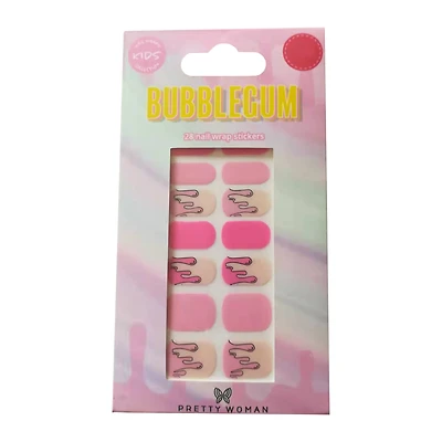 Kids Pretty Woman Nail Wraps 28-Piece