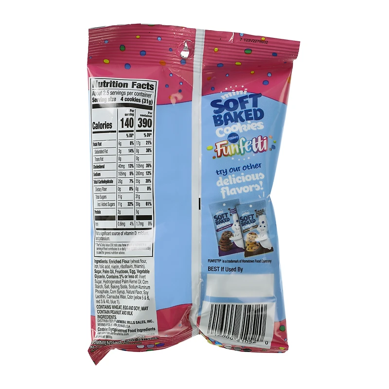 Pillsbury™ Mini Soft Baked Funfetti® Cookies 3oz