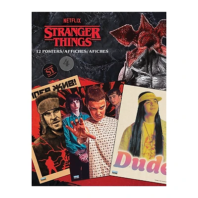 Stranger Things™ Poster Book 12-Count