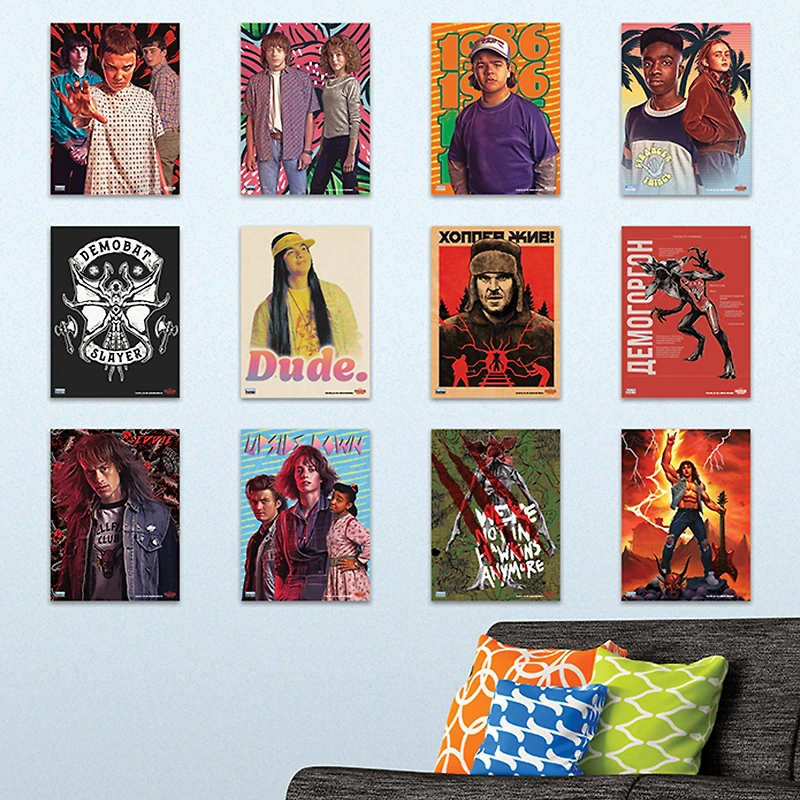 Stranger Things™ Poster Book 12-Count