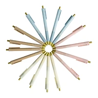 16-count metallic click pens