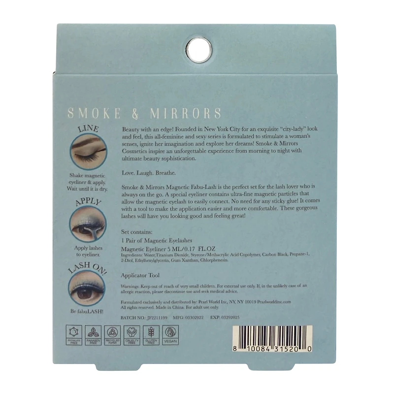 smoke & mirrors magnetic eyelashes