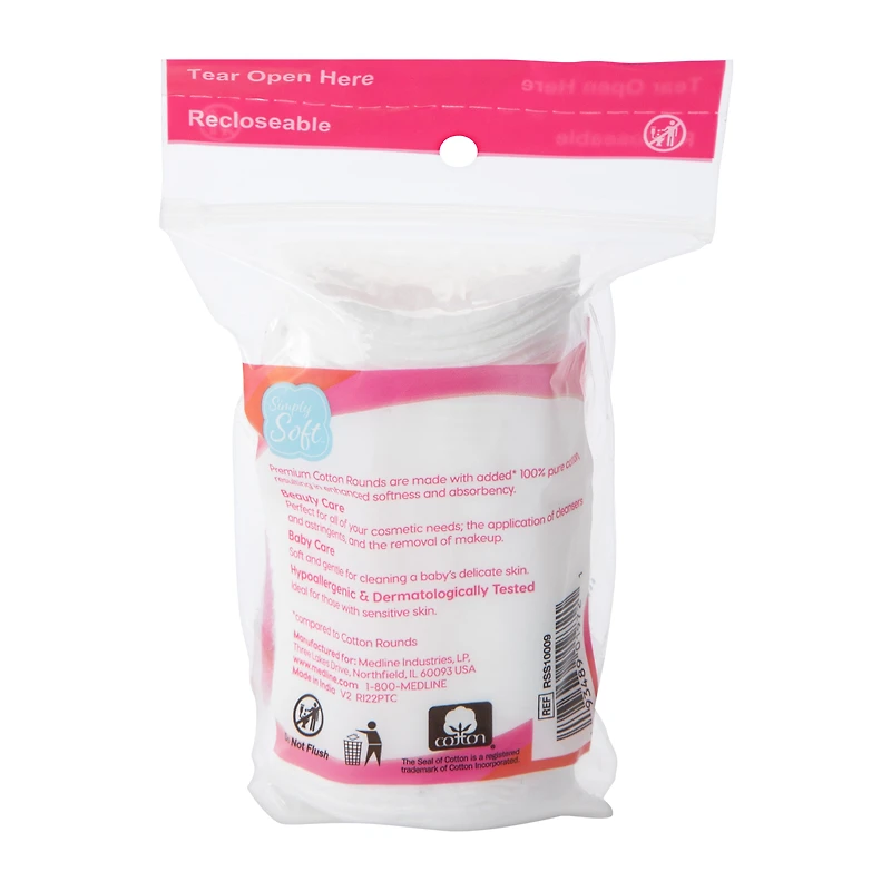 simply soft™ cotton rounds 30-count