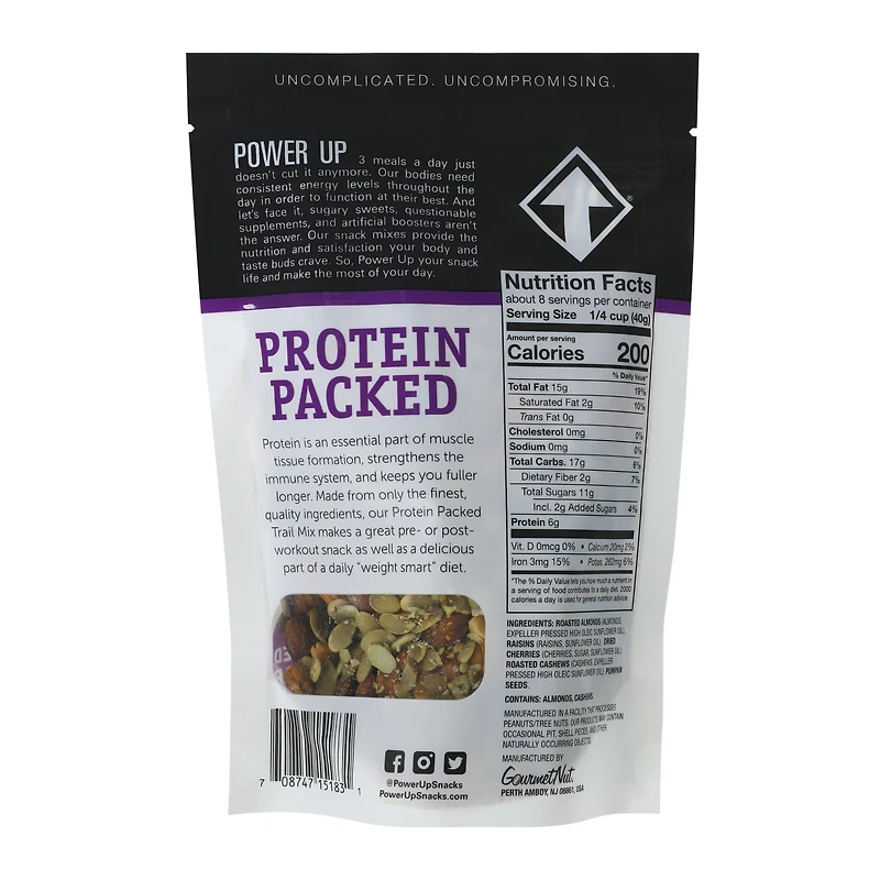 gourmet nut® power up protein packed trail mix 10oz