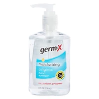 germ-x® advanced moisturizing hand sanitizer pump dispenser 8oz