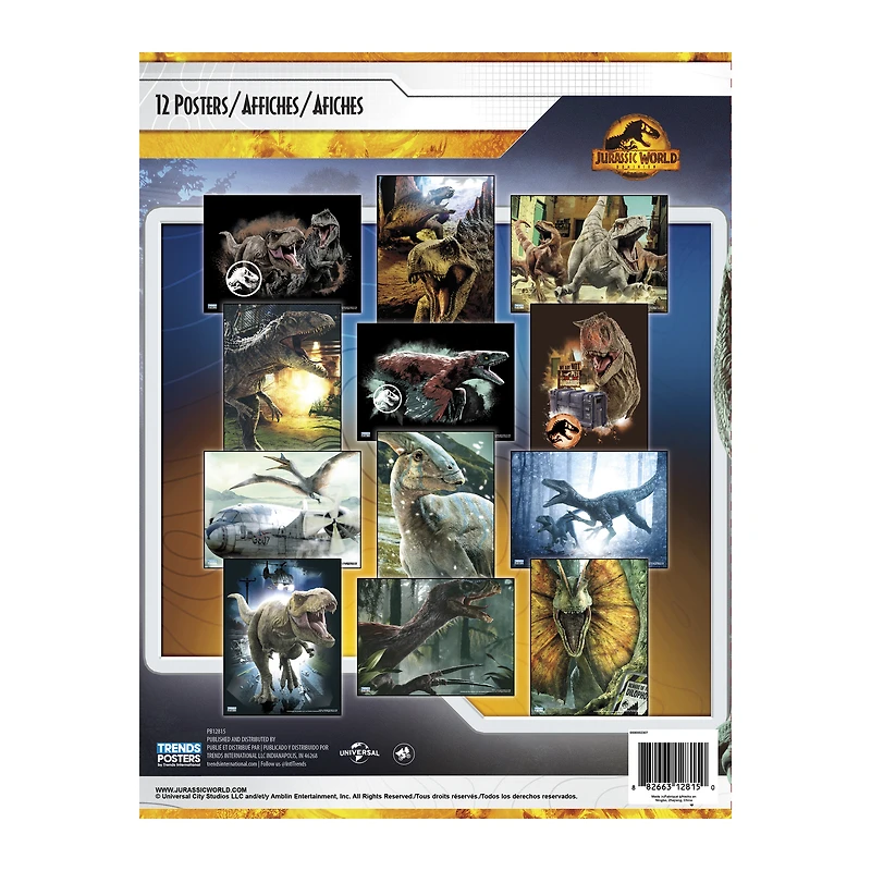 jurassic world dominion™ poster book