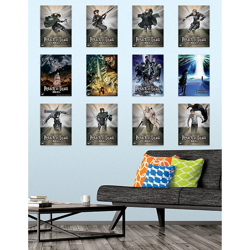 attack on titan™ book of posters 12-count