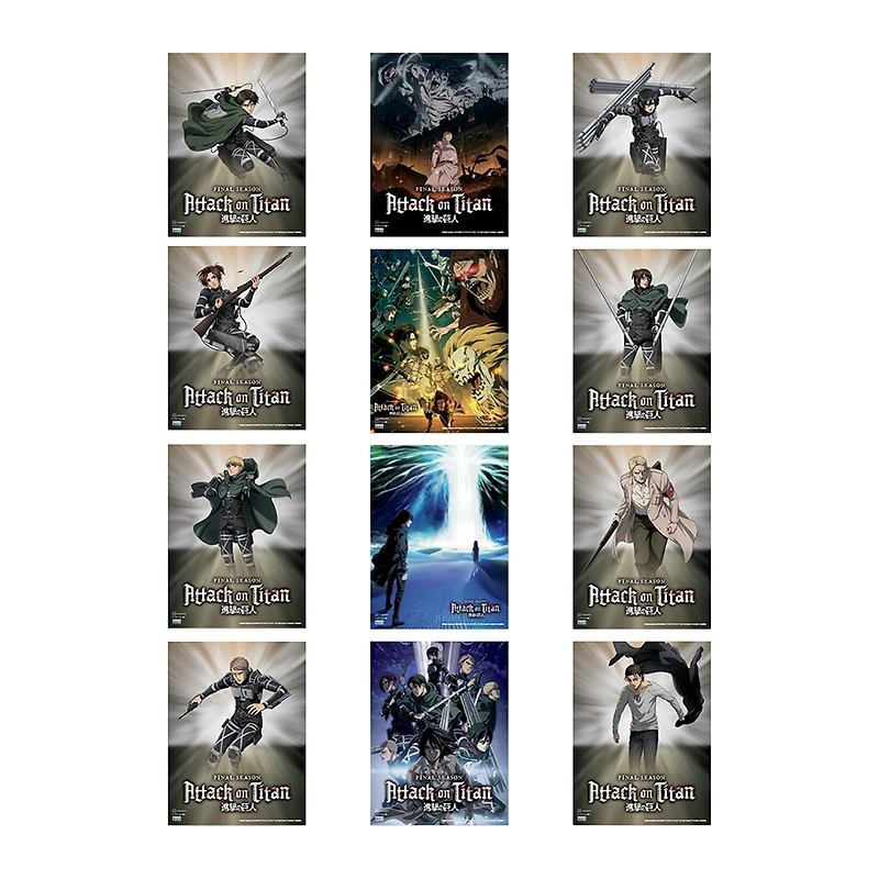 attack on titan™ book of posters 12-count