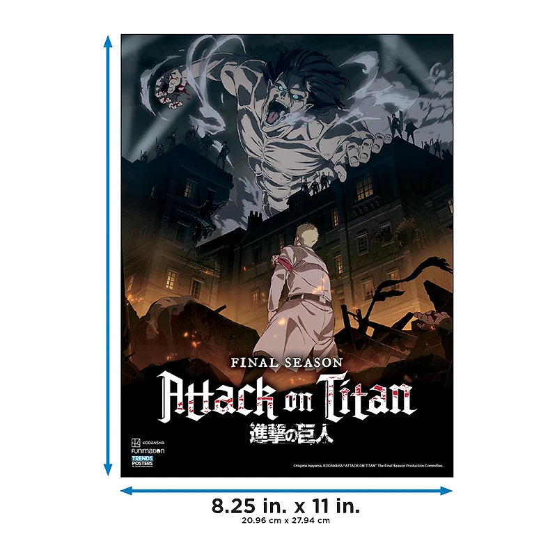 attack on titan™ book of posters 12-count