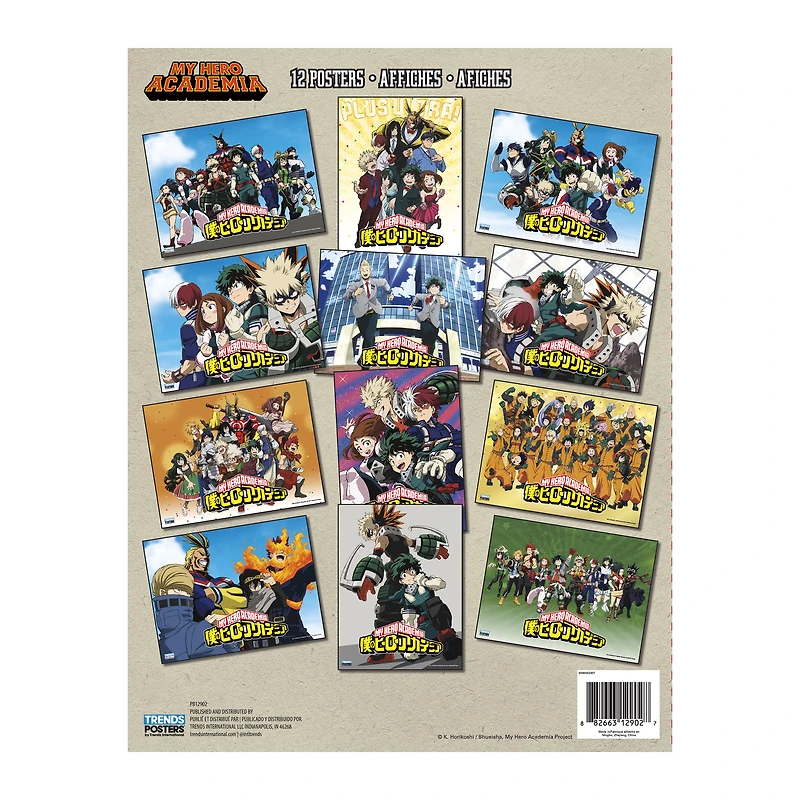 my hero academia™ book of posters 12-count