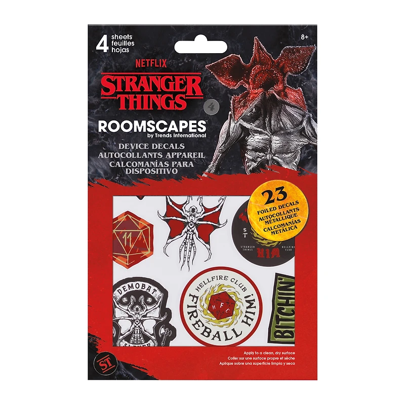 Stranger Things™ Roomscapes™ Device Decals 23-Count