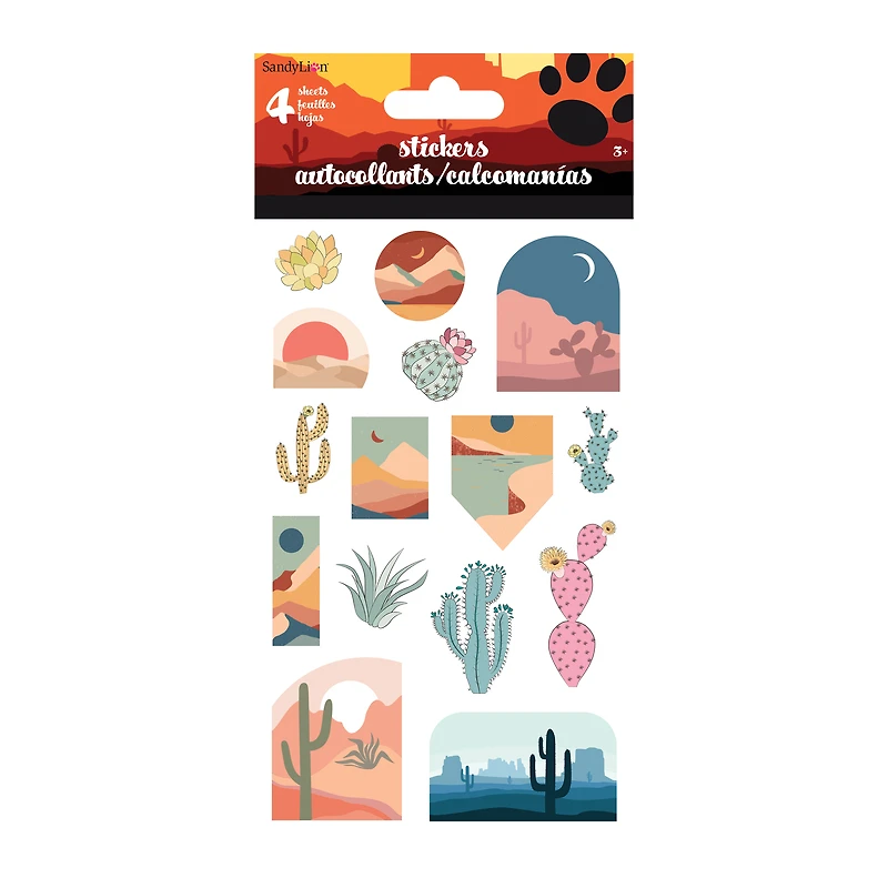 Desert Stickers 4 Sheets