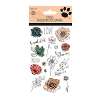 Flower Stickers 4 Sheets