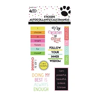 Affirmation Stickers 4 Sheets