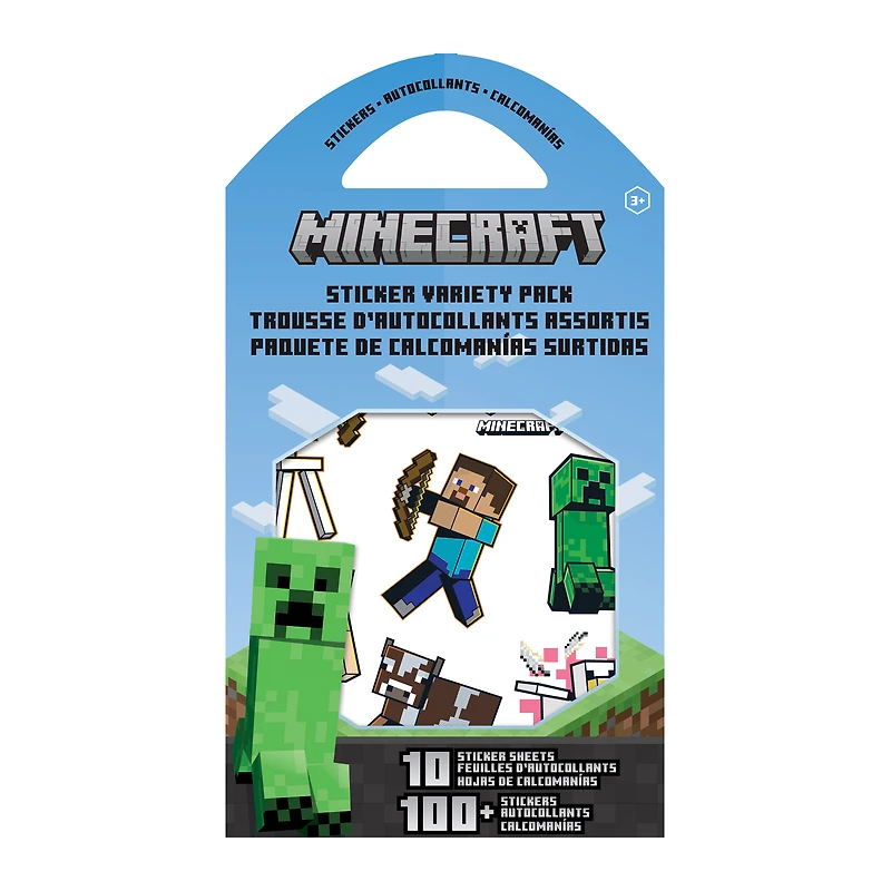 Minecraft™ Sticker Variety Pack With 100+ Stickers