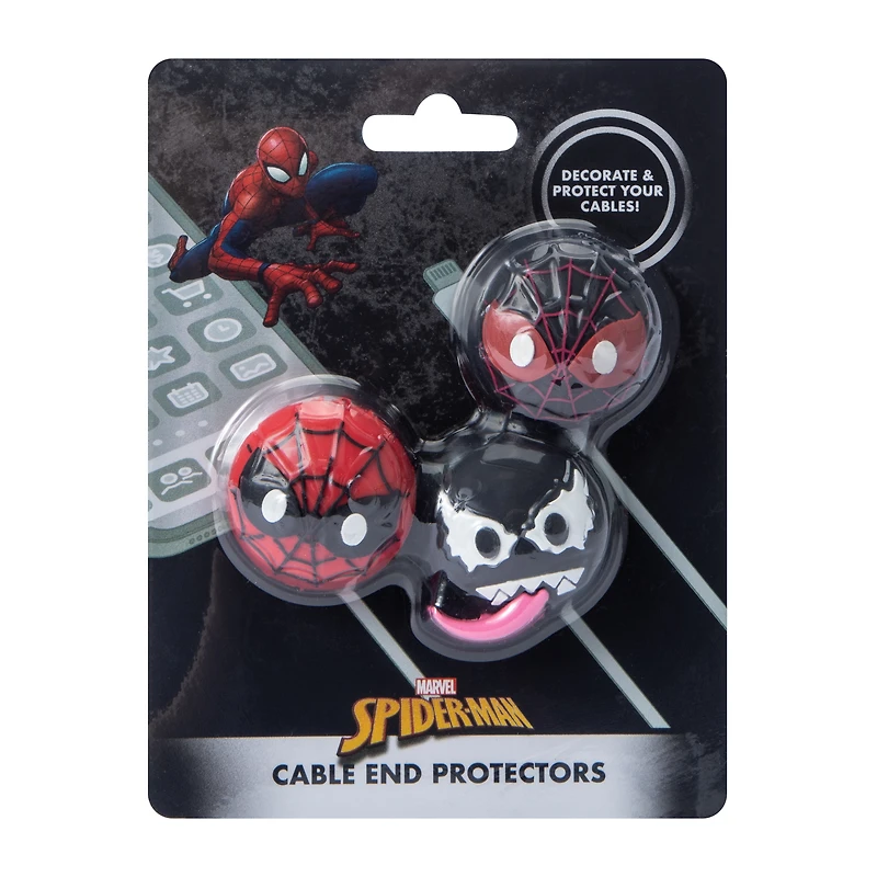 Marvel Spider-Man cable protectors 3-pack