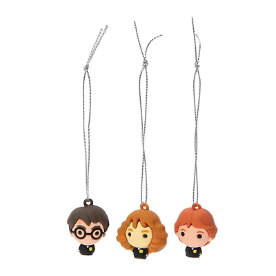 Hallmark Harry Potter, Hermione and Ron Miniature Christmas Ornaments, Set of 3