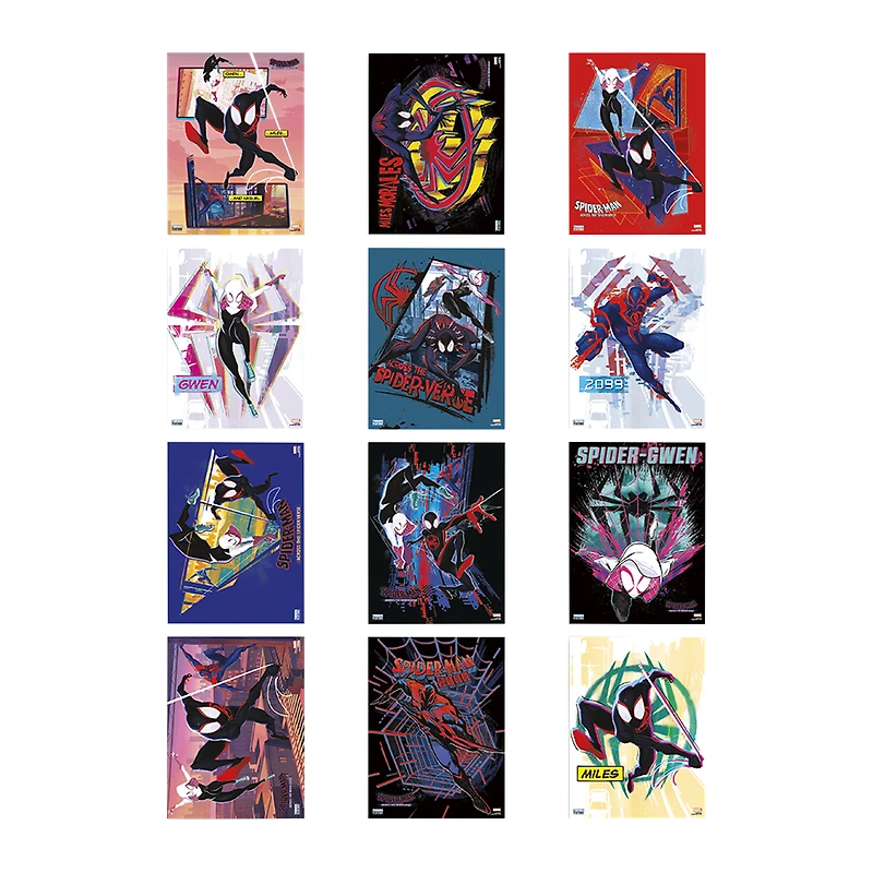 Spider-Man Across The Spider-Verse Posters 12-Count