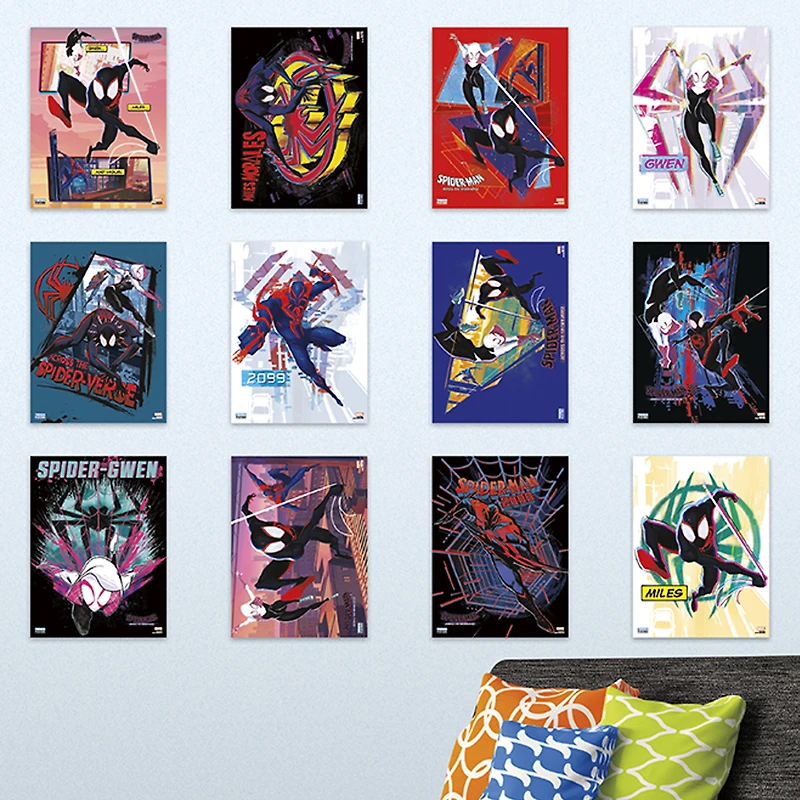 Spider-Man Across The Spider-Verse Posters 12-Count