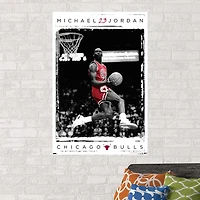 Michael Jordan Chicago Bulls Poster 22.37in x 34in