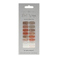 Pretty Woman Nail Wraps 24-Count Orange & Gold
