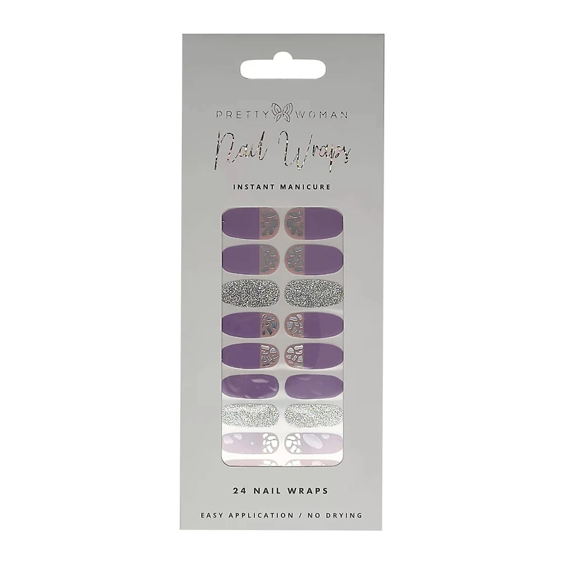 Pretty Woman Nail Wraps 24-Count