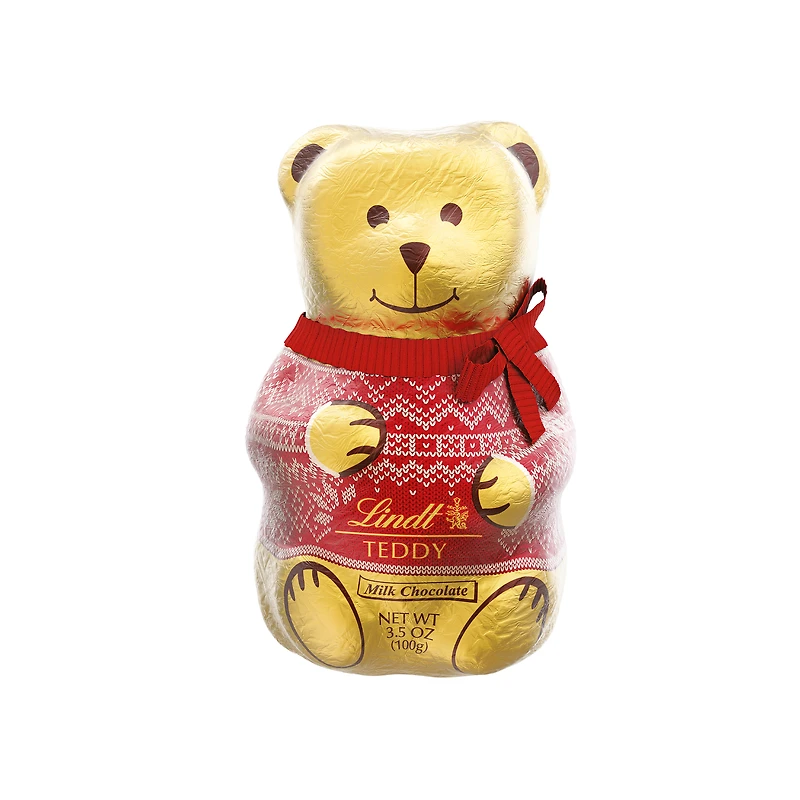 lindt® milk chocolate holiday teddy 3.5oz
