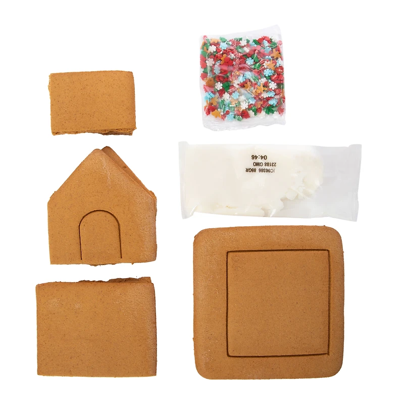build your own gingerbread house kit