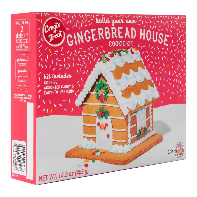build your own gingerbread house kit