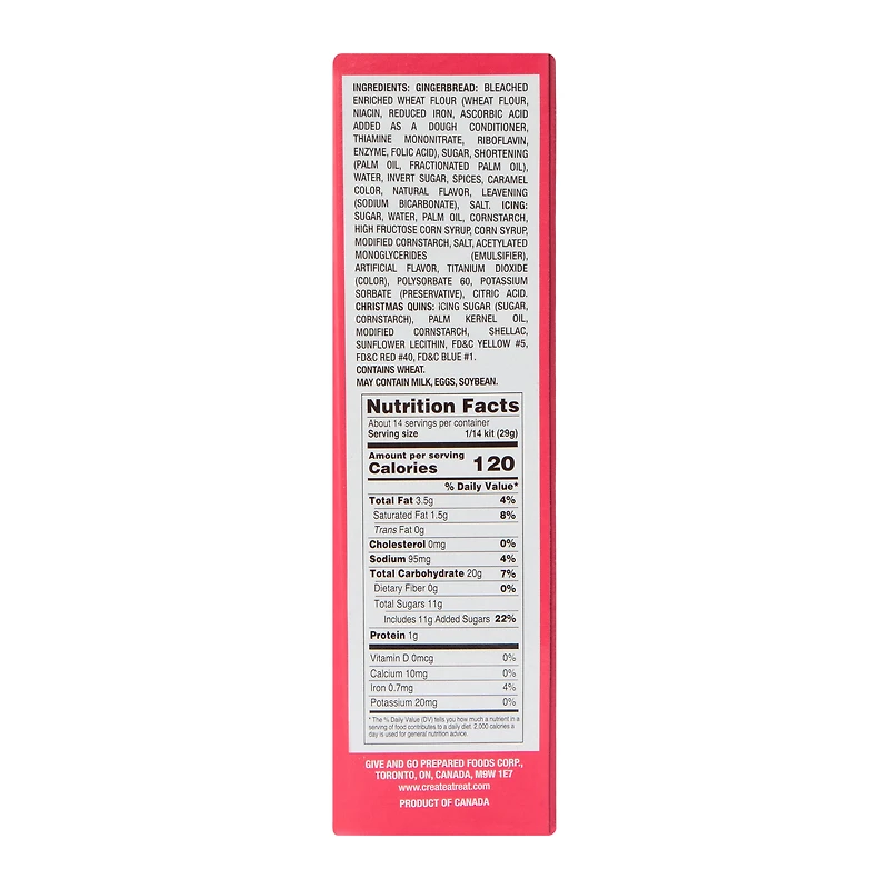 build your own gingerbread house kit