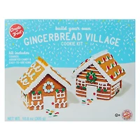 build your own gingerbread house village kit