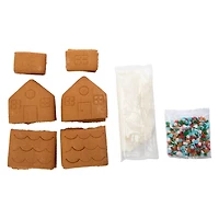 build your own gingerbread house village kit