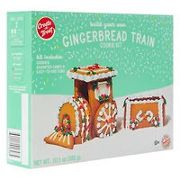 build your own gingerbread train kit