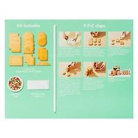 build your own gingerbread train kit