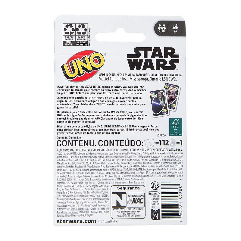 Uno® Star Wars Card Game