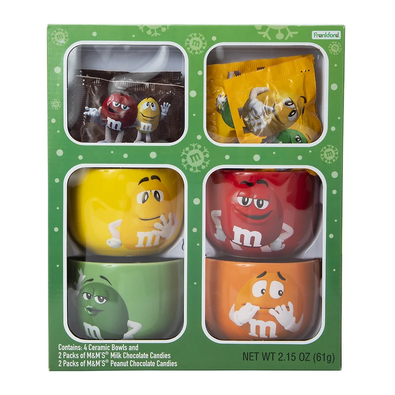 M&M’s® Ceramic Bowls 4-Pack Set
