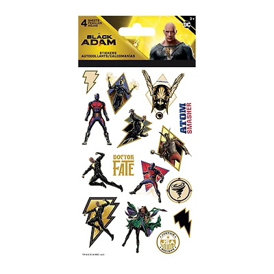 Black Adam Stickers 4 Sheets