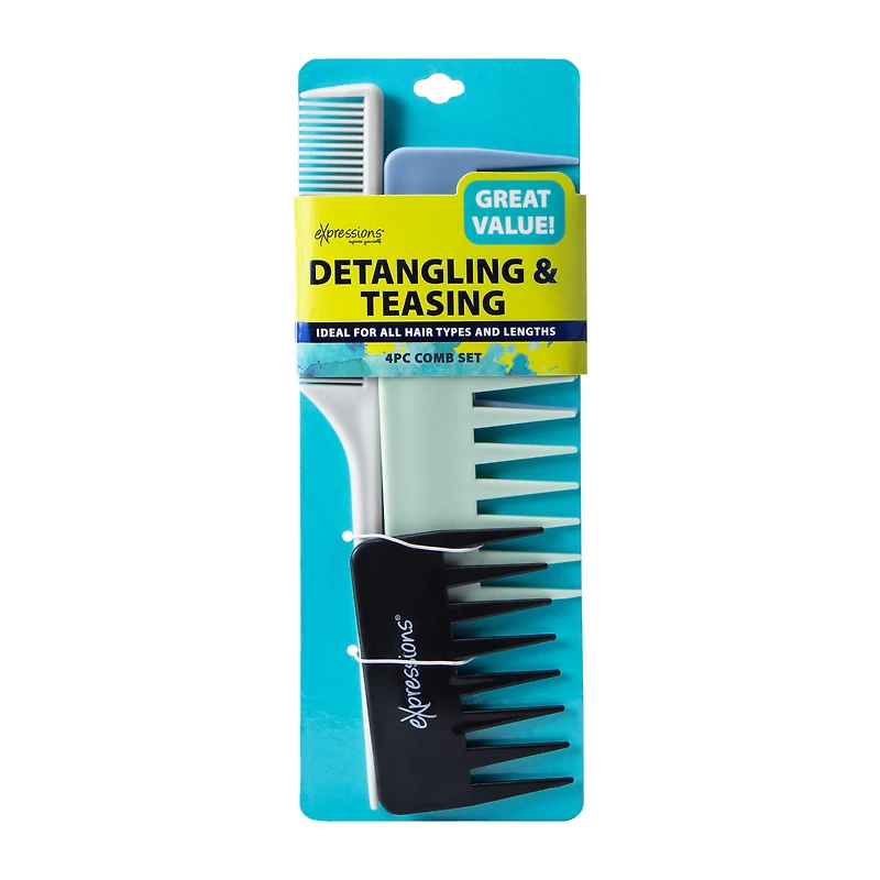 Detangling & Teasing PC Comb Set