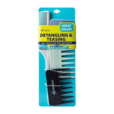 Detangling & Teasing PC Comb Set