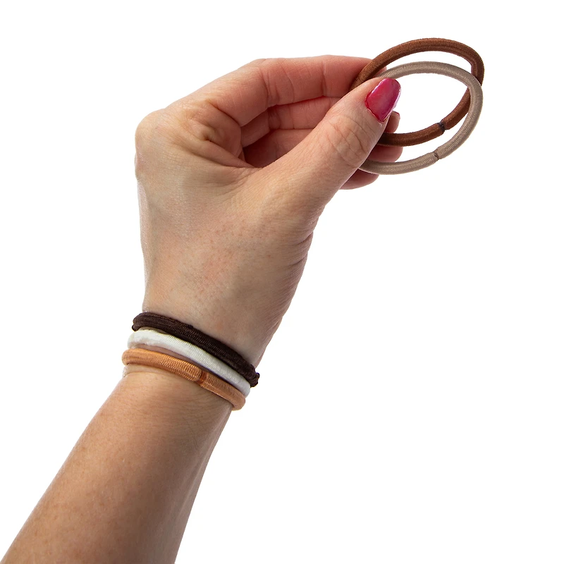 damage-free hair elastics 18-piece