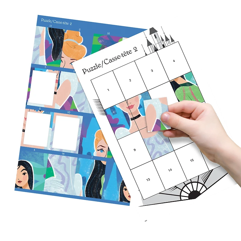 Disney Princess Sticker Puzzle Pack 4-Count