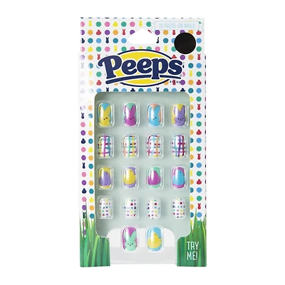 peeps® press on nails 18-piece set