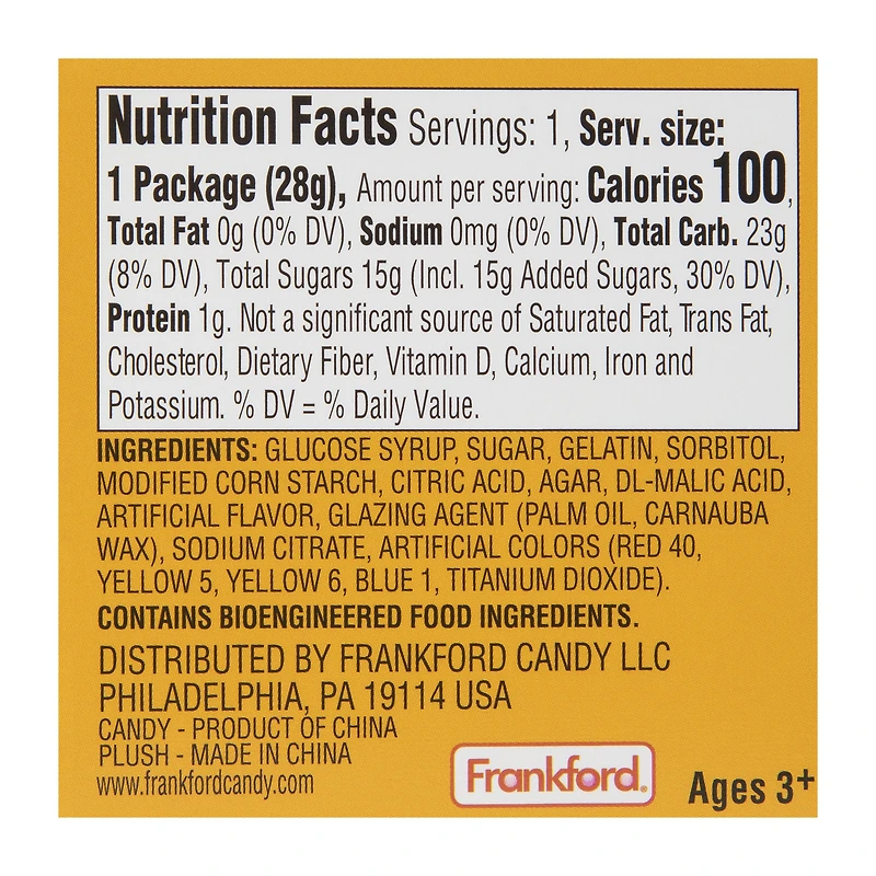 valentine plush & candy gift set