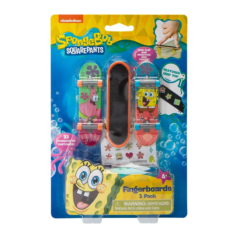 nickelodeon™ fingerboards 3-pack