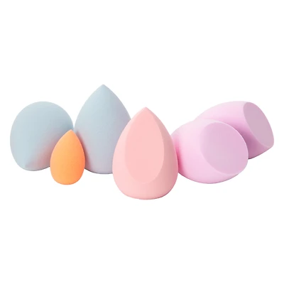 w7® latex-free makeup sponge tub set