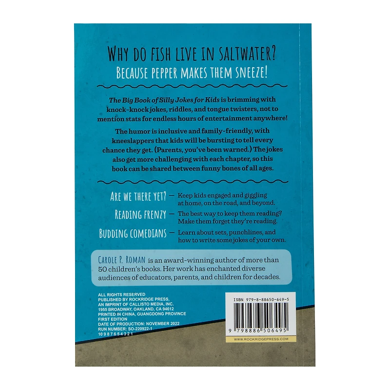 The Big Book Of Silly Jokes For Kids