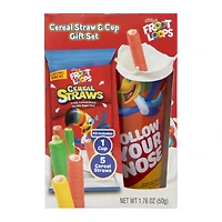 Froot Loops® Cereal Straw & Cup Gift Set