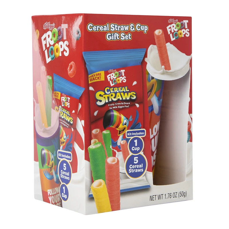 Froot Loops® Cereal Straw & Cup Gift Set
