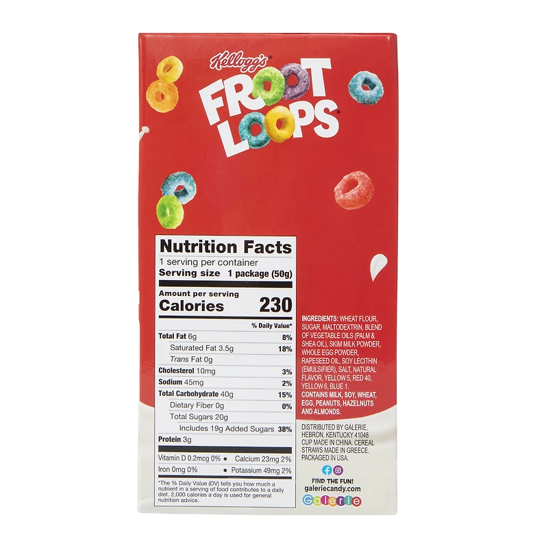 Froot Loops® Cereal Straw & Cup Gift Set